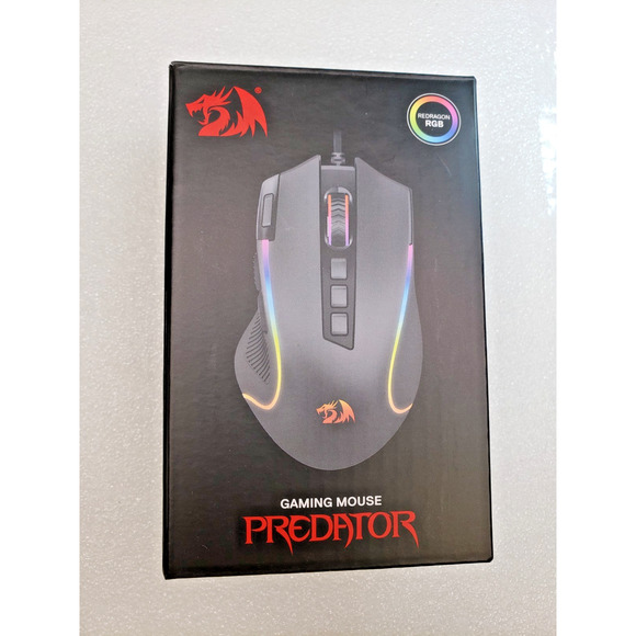 Redragon M612 Predator RGB Gaming Mouse, 8000 DPI Wired Optical Mouse - Picture 1 of 10